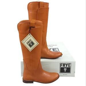 Frye Paige Tall Leather Riding Boots Classic Equestrian Knee-High Cowgirl